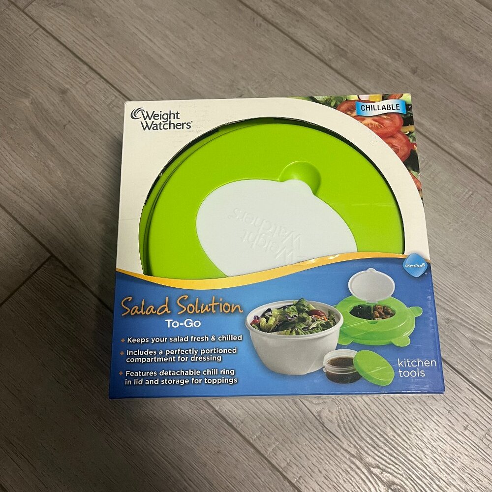 3/$15 New Weight Watchers Salad Solution To-Go Container Chillable Kitchen Tools